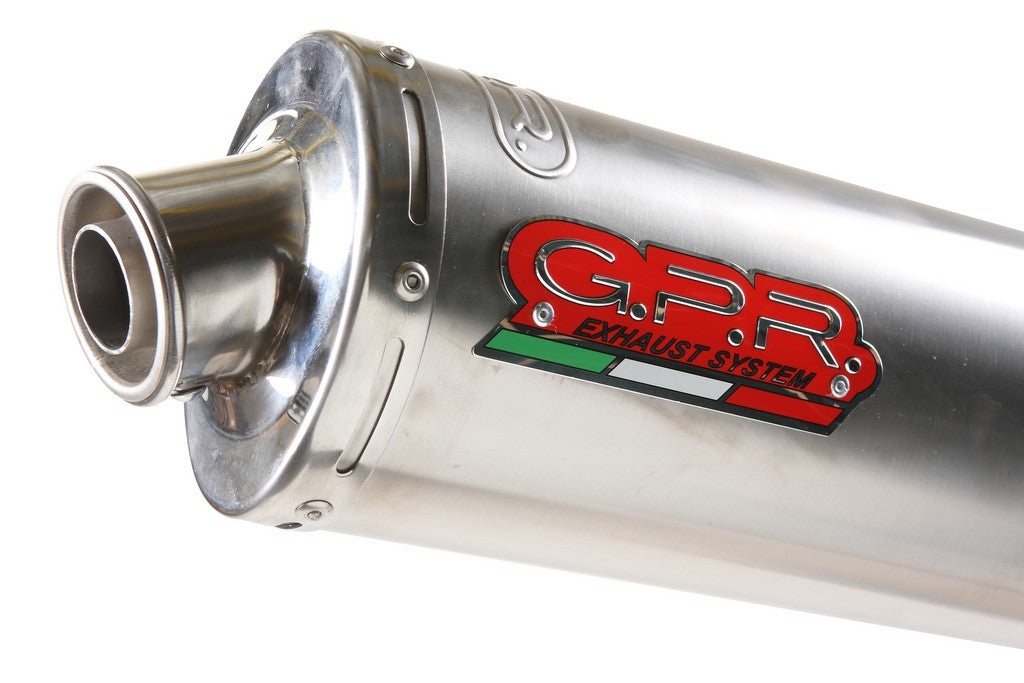 GPR Triumph Speed Triple 1050 (05/10) 3 to 2 Slip-on Exhaust "Inox Tondo" (EU homologated) – Accessories in the 2WheelsHero Motorcycle Aftermarket Accessories and Parts Online Shop