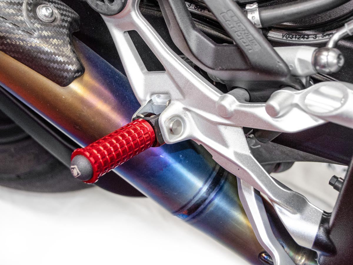 KAPM03 - DBK Moto Guzzi Footpeg Supports (pilot) – Accessories in the Motoraider Motorcycle Aftermarket Accessories and Parts Online Shop