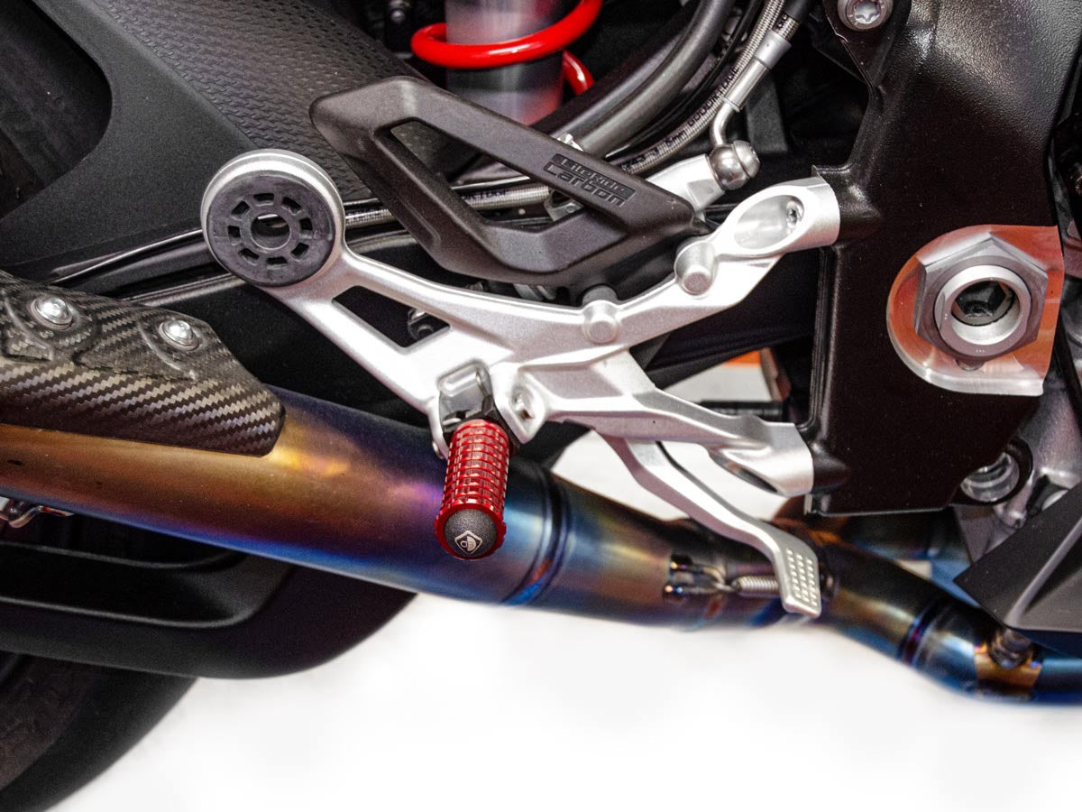 KAPM03 - DBK Moto Guzzi Footpeg Supports (pilot) – Accessories in the Motoraider Motorcycle Aftermarket Accessories and Parts Online Shop