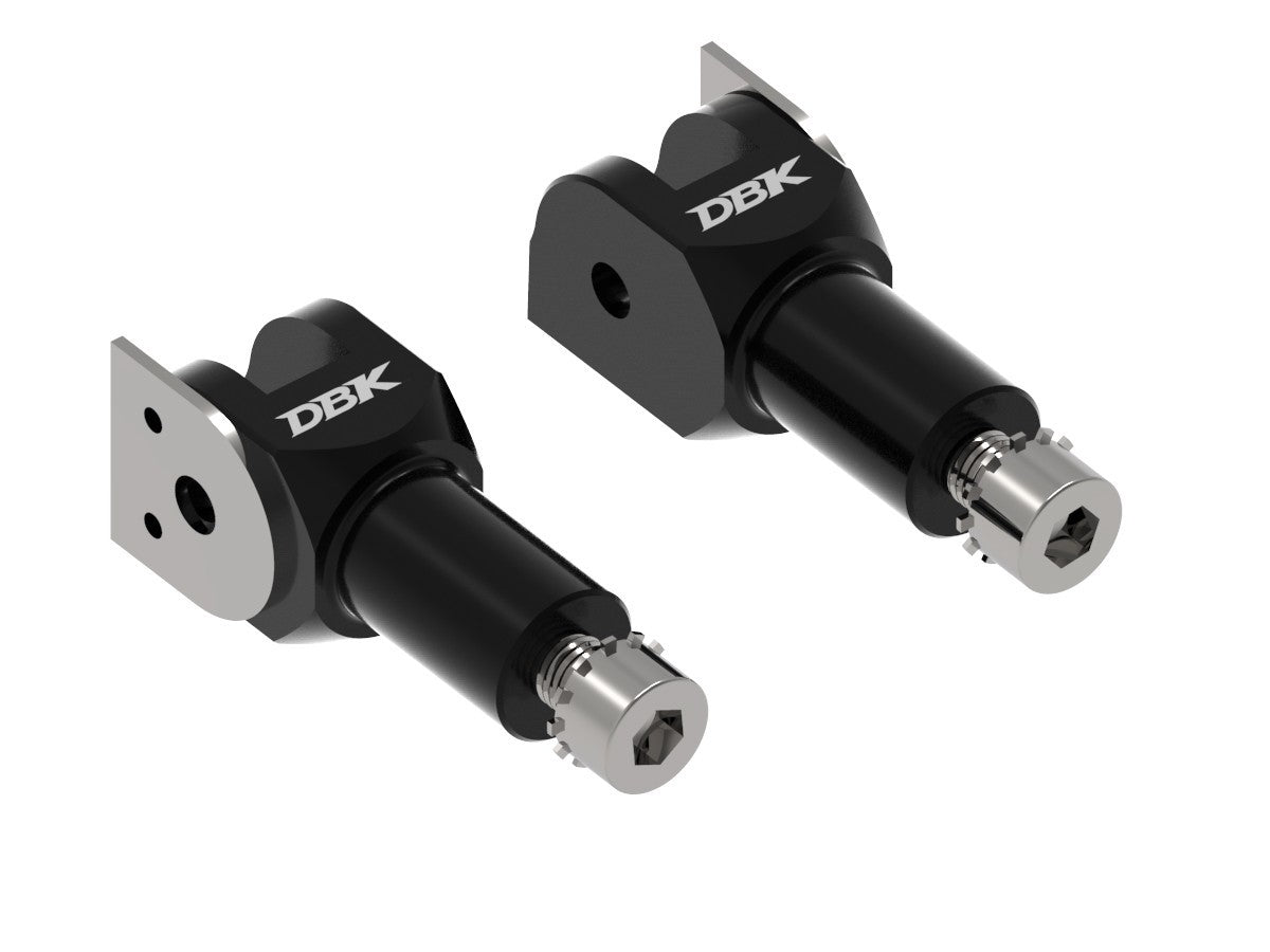 DBK DUCABIKE KPDM01+KAPM11 Ducati Footpegs (passenger; sport version; including adapters) – Accessories in the Motoraider Motorcycle Aftermarket Accessories and Parts Online Shop
