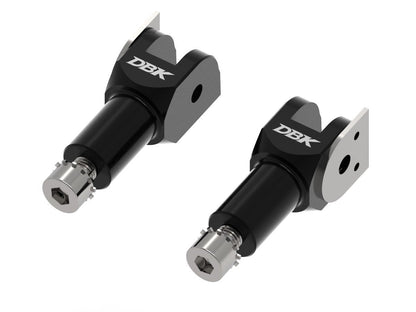 DBK DUCABIKE KPDM01+KAPM11 Ducati Footpegs (passenger; sport version; including adapters) – Accessories in the Motoraider Motorcycle Aftermarket Accessories and Parts Online Shop