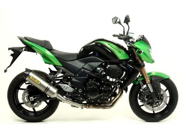 ARROW 71368MI+71723PK Kawasaki Z750R (2011+) Titanium Slip-on Exhaust "Race Tech" – Accessories in the 2WheelsHero Motorcycle Aftermarket Accessories and Parts Online Shop