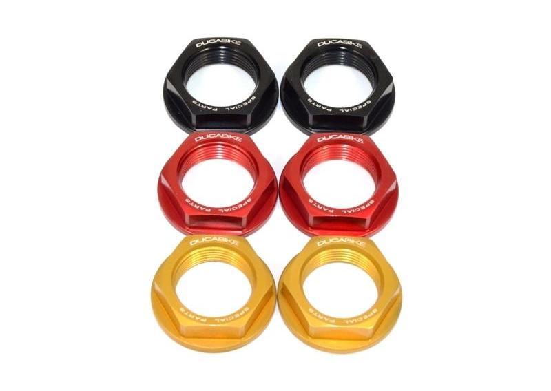 KDPR04 - DUCABIKE Ducati Rear Wheel Nuts set – Accessories in the Motoraider Motorcycle Aftermarket Accessories and Parts Online Shop