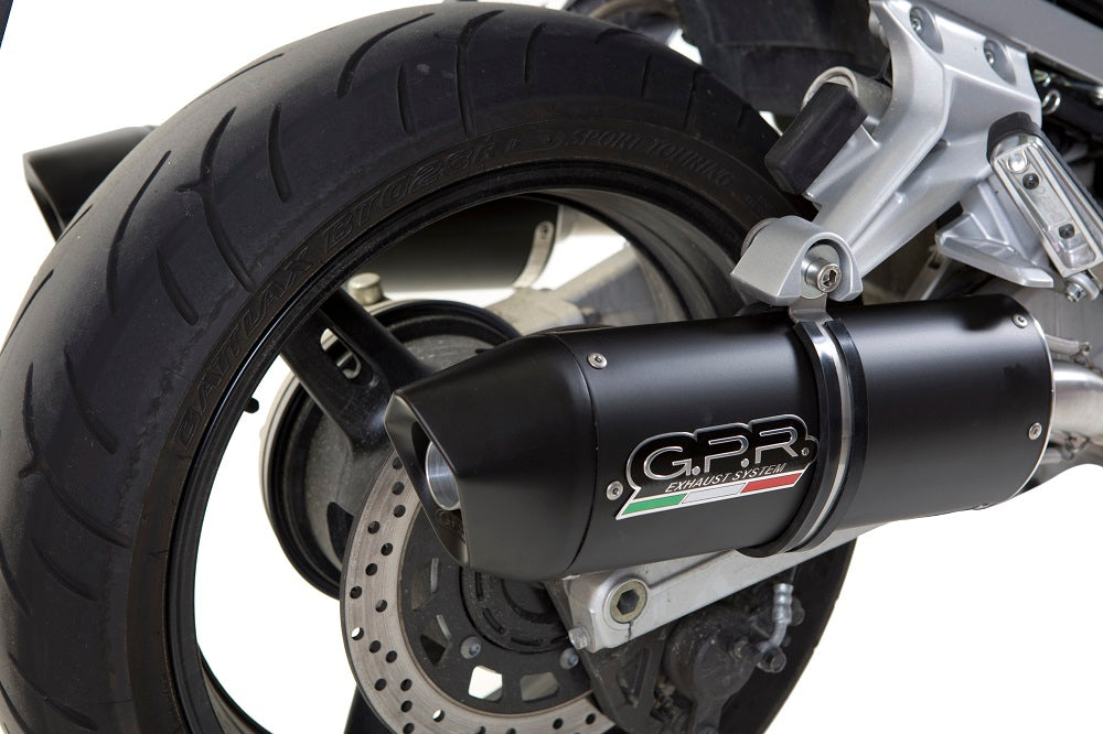 GPR Yamaha FJR1300 (06/16) Dual Slip-on Exhaust "Furore Nero" (EU homologated) – Accessories in the 2WheelsHero Motorcycle Aftermarket Accessories and Parts Online Shop