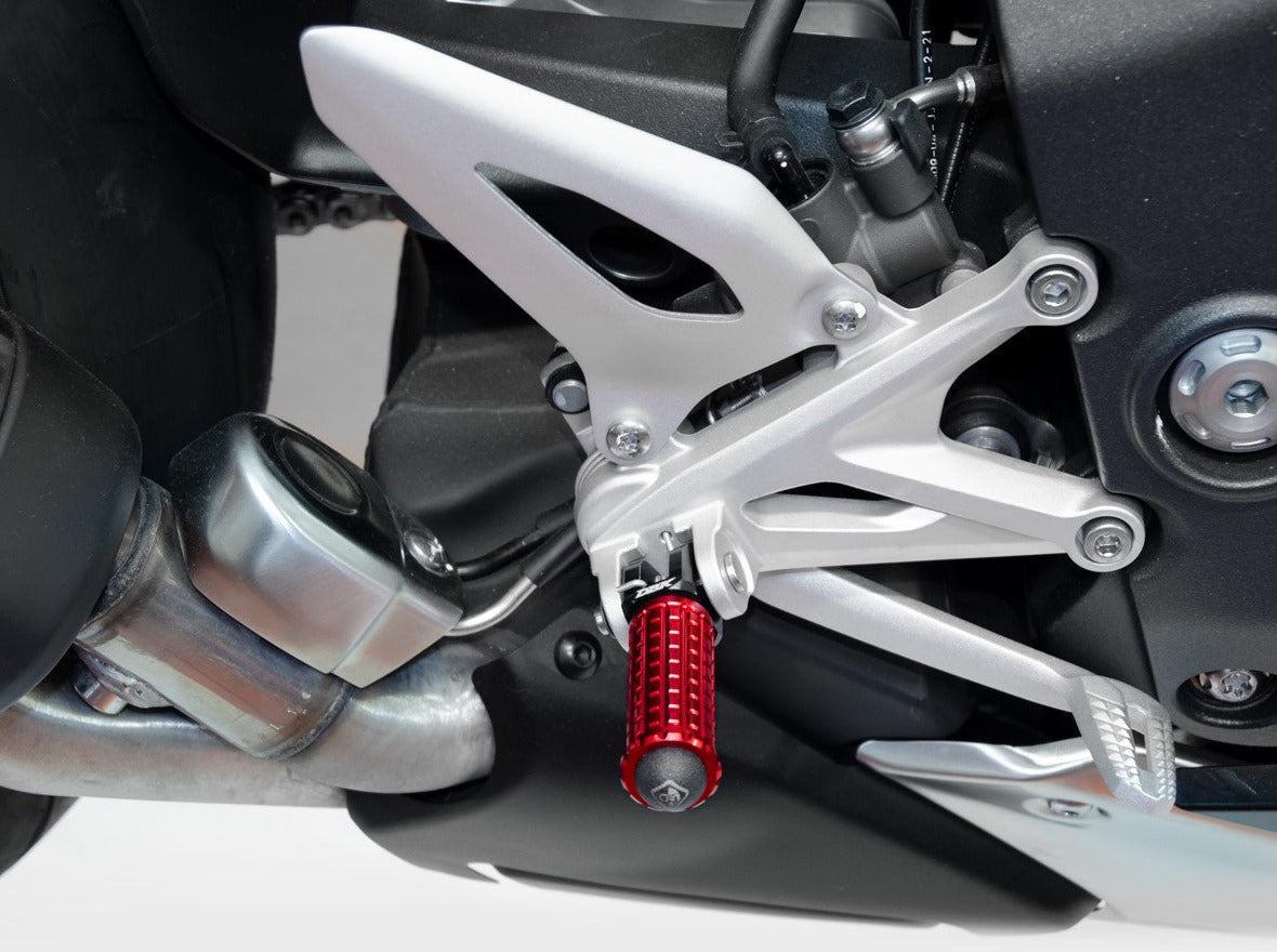 KPDM02 - DBK Triumph Street Triple 765 / Speed Triple 1200 Footpegs (racing) – Accessories in the Motoraider Motorcycle Aftermarket Accessories and Parts Online Shop