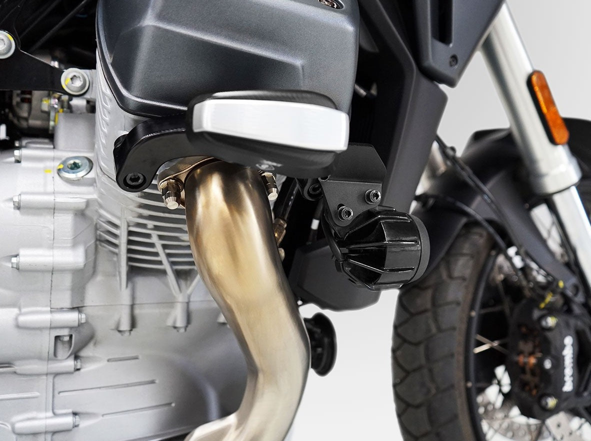 KSFMG01 - DUCABIKE Moto Guzzi V100 / Stelvio Spotlight Bracket Kit – Accessories in the Motoraider Motorcycle Aftermarket Accessories and Parts Online Shop