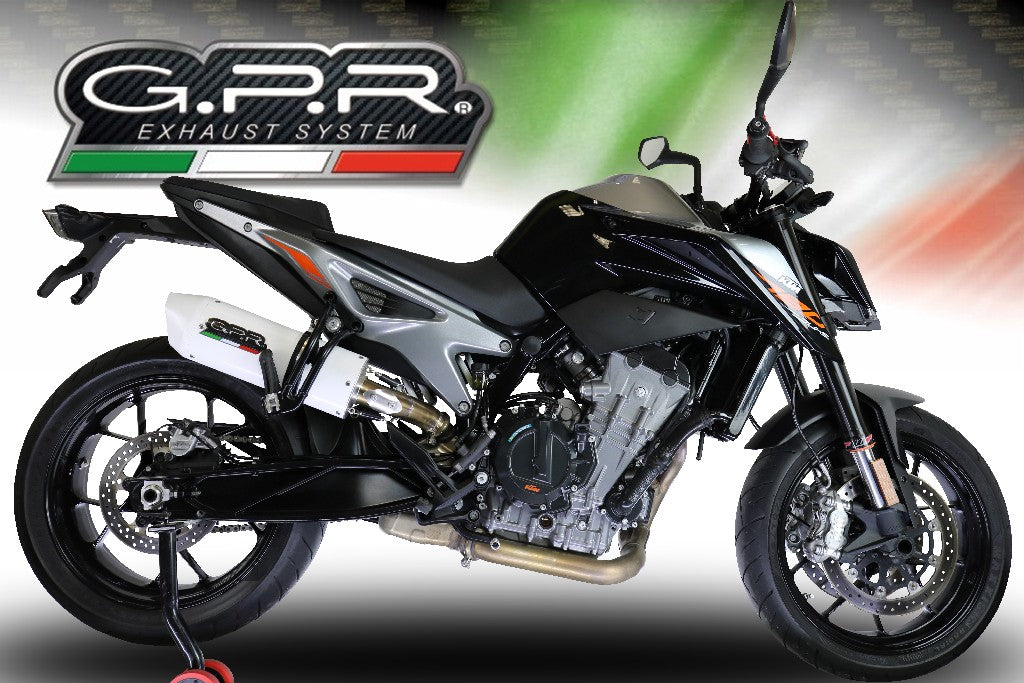 GPR KTM 790 / 890 Duke Slip-on Exhaust "Albus Evo 4" (EU homologated) – Accessories in the 2WheelsHero Motorcycle Aftermarket Accessories and Parts Online Shop