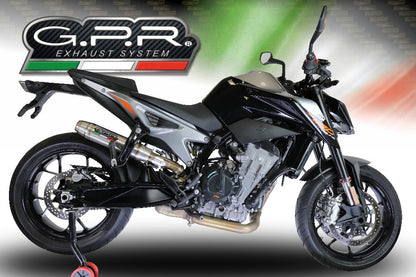 GPR KTM 790 / 890 Duke Slip-on Exhaust "Deeptone Inox" – Accessories in the 2WheelsHero Motorcycle Aftermarket Accessories and Parts Online Shop