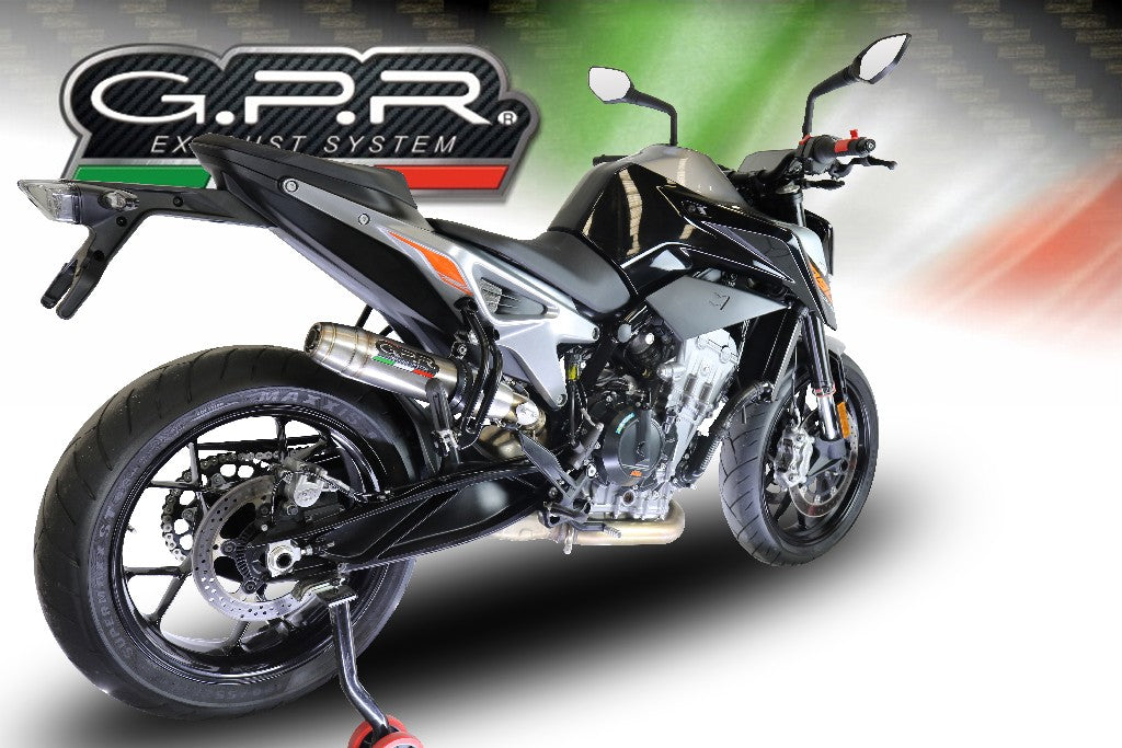 GPR KTM 790 / 890 Duke Slip-on Exhaust "Deeptone Inox" – Accessories in the 2WheelsHero Motorcycle Aftermarket Accessories and Parts Online Shop