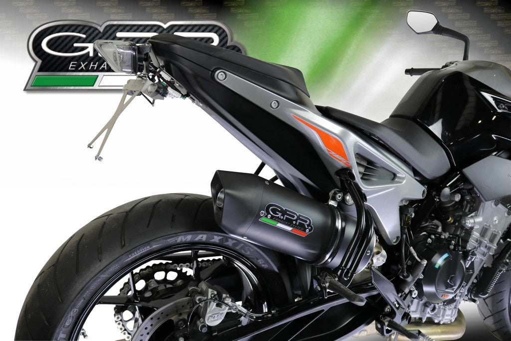 GPR KTM 790 / 890 Duke Slip-on Exhaust "Furore Nero" – Accessories in the 2WheelsHero Motorcycle Aftermarket Accessories and Parts Online Shop