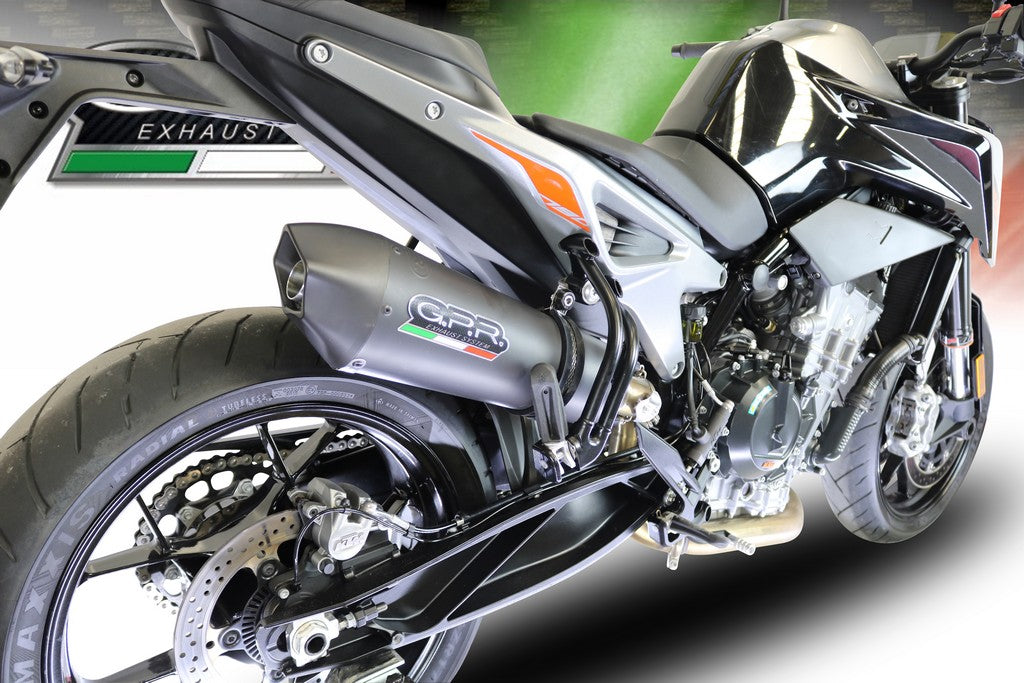 GPR KTM 790 / 890 Duke Slip-on Exhaust "GP Evo 4 Black Titanium" (EU homologated) – Accessories in the 2WheelsHero Motorcycle Aftermarket Accessories and Parts Online Shop