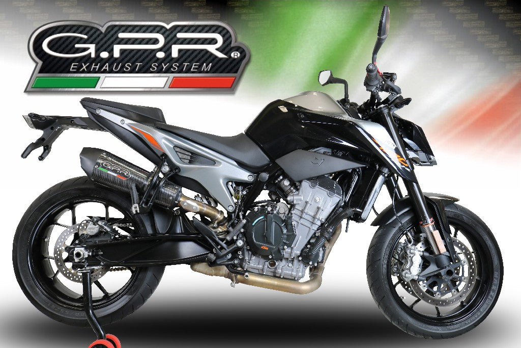 GPR KTM 790 / 890 Duke Slip-on Exhaust "GP Evo 4 Poppy" (EU homologated) – Accessories in the 2WheelsHero Motorcycle Aftermarket Accessories and Parts Online Shop