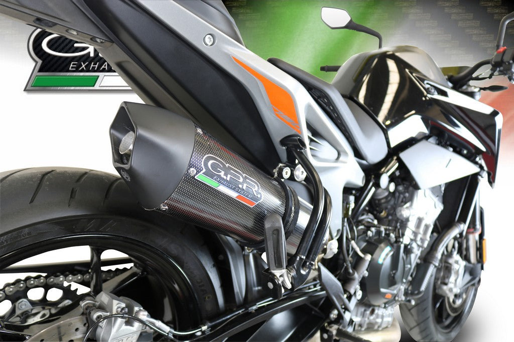 GPR KTM 790 / 890 Duke Slip-on Exhaust "GP Evo 4 Poppy" (EU homologated) – Accessories in the 2WheelsHero Motorcycle Aftermarket Accessories and Parts Online Shop