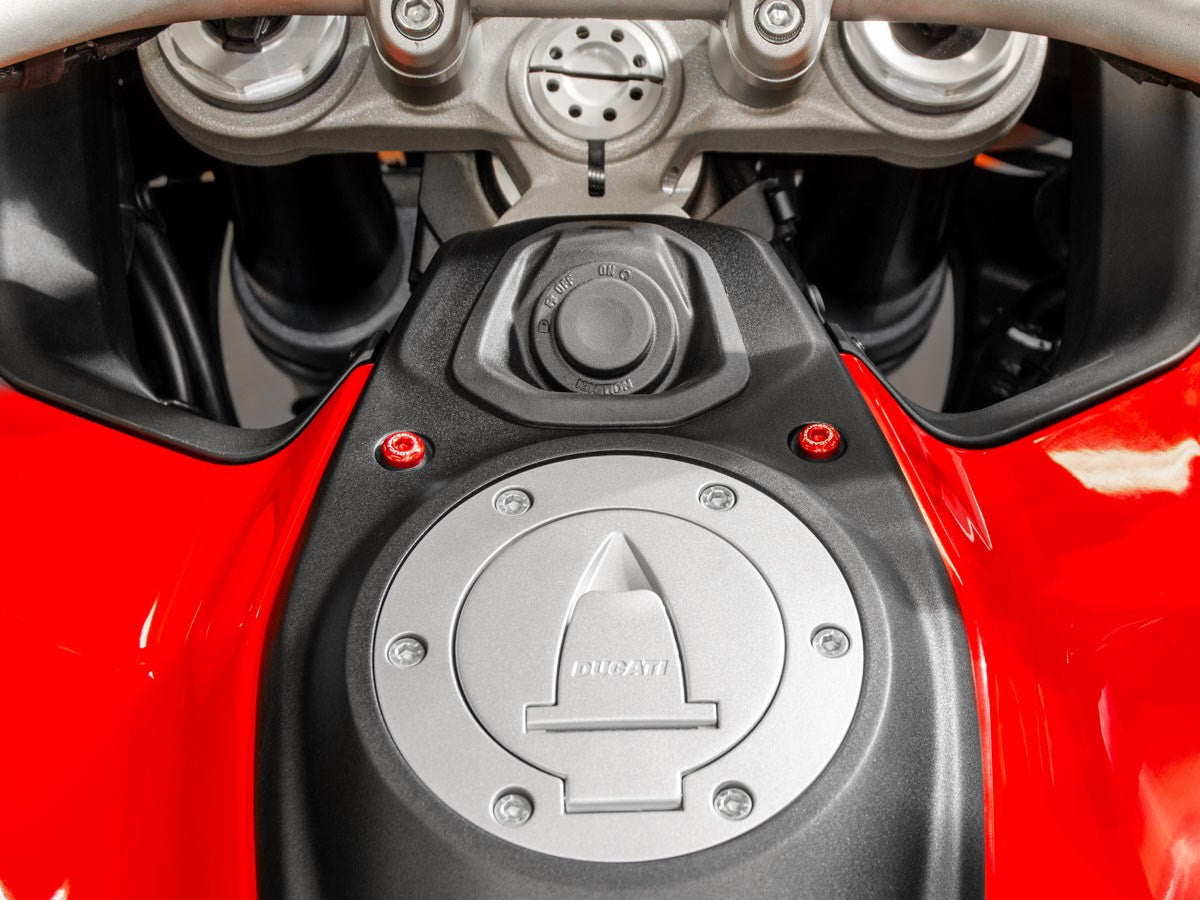 KVT04 - DUCABIKE Ducati Multistrada V4 (2021+) Fuel Tank Cover Screws – Accessories in the Motoraider Motorcycle Aftermarket Accessories and Parts Online Shop