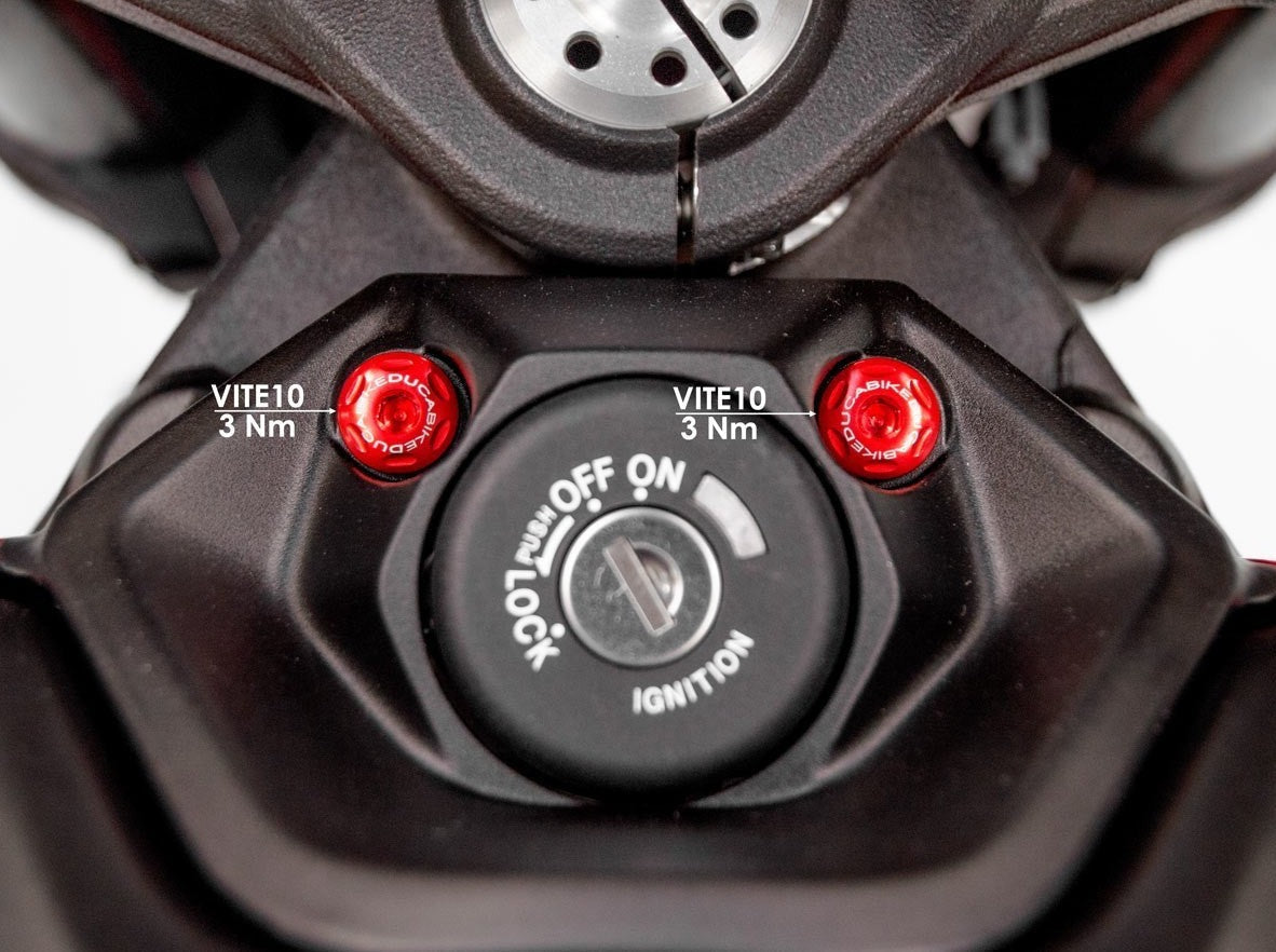 KVT13 - DUCABIKE Ducati Key Lock Screw Kit – Accessories in the Motoraider Motorcycle Aftermarket Accessories and Parts Online Shop