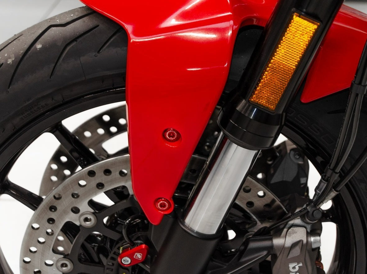 KVT16 - DUCABIKE Ducati Front Fender Screws Kit – Accessories in the Motoraider Motorcycle Aftermarket Accessories and Parts Online Shop