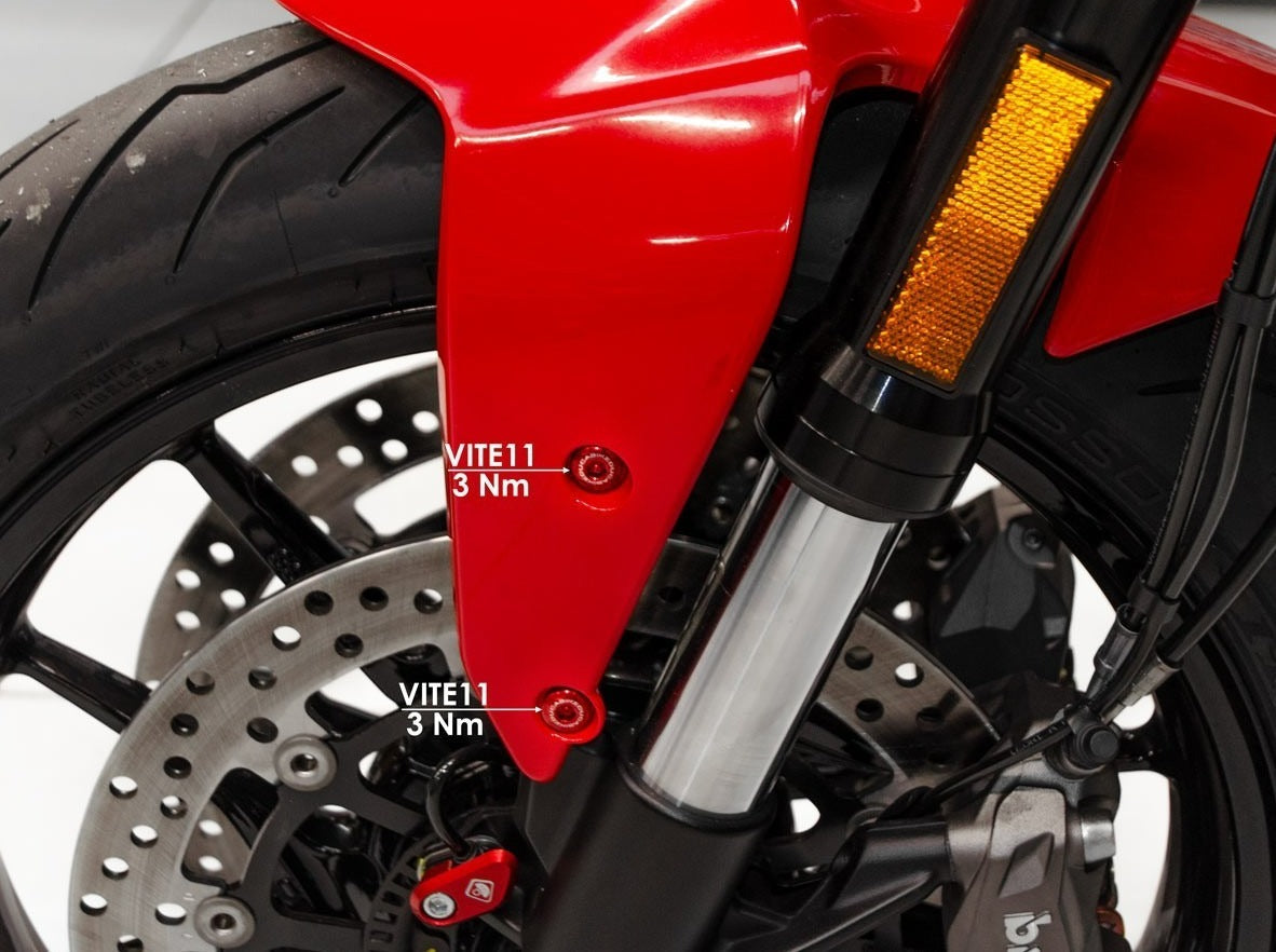 KVT16 - DUCABIKE Ducati Front Fender Screws Kit – Accessories in the Motoraider Motorcycle Aftermarket Accessories and Parts Online Shop