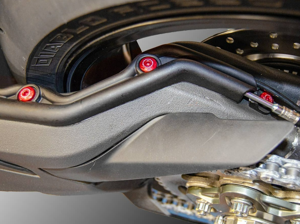 KVT27 - DUCABIKE Ducati Streetfighter V2 (2022+) Swingarm Screw Kit – Accessories in the Motoraider Motorcycle Aftermarket Accessories and Parts Online Shop