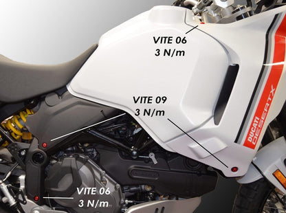 KVT31 - DUCABIKE Ducati DesertX 937 (2022+) Fairing Frame Screw Kit – Accessories in the Motoraider Motorcycle Aftermarket Accessories and Parts Online Shop