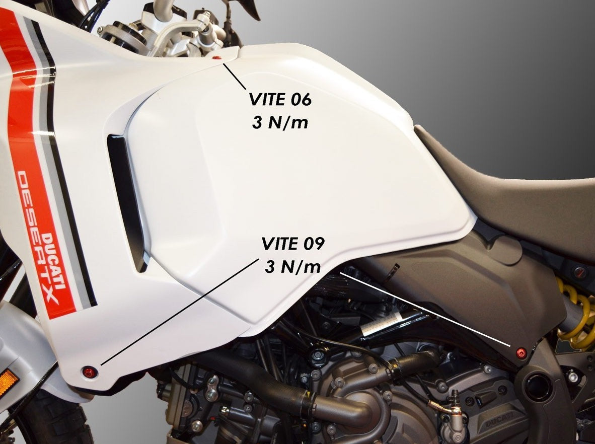 KVT31 - DUCABIKE Ducati DesertX 937 (2022+) Fairing Frame Screw Kit – Accessories in the Motoraider Motorcycle Aftermarket Accessories and Parts Online Shop