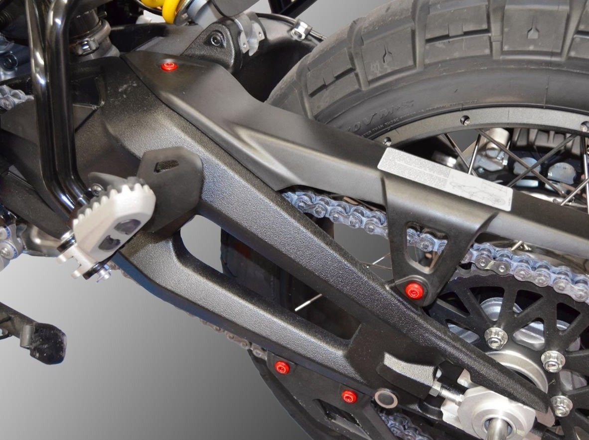 KVT32 - DUCABIKE Ducati DesertX 937 (2022+) Swingarm Screw Kit – Accessories in the Motoraider Motorcycle Aftermarket Accessories and Parts Online Shop