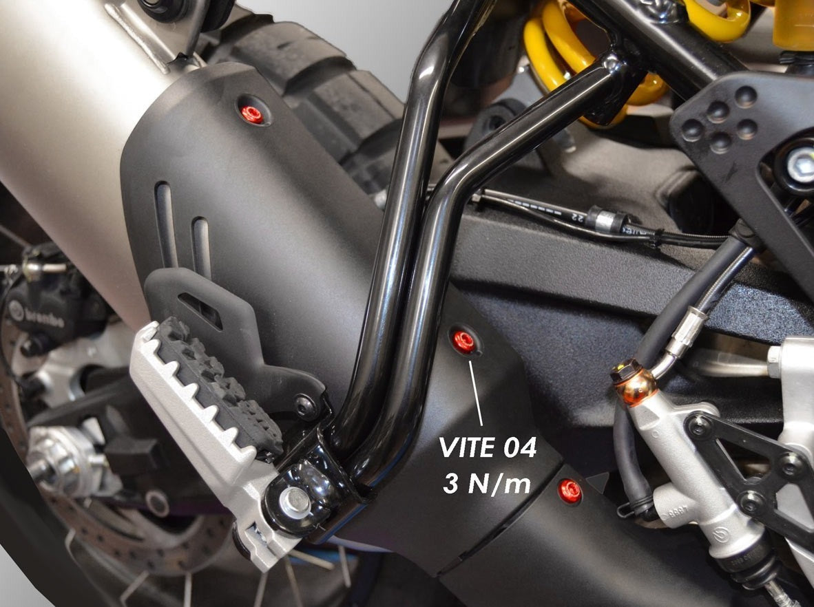 KVT33 - DUCABIKE Ducati DesertX 937 (2022+) Silencer Cover Screw Kit – Accessories in the Motoraider Motorcycle Aftermarket Accessories and Parts Online Shop