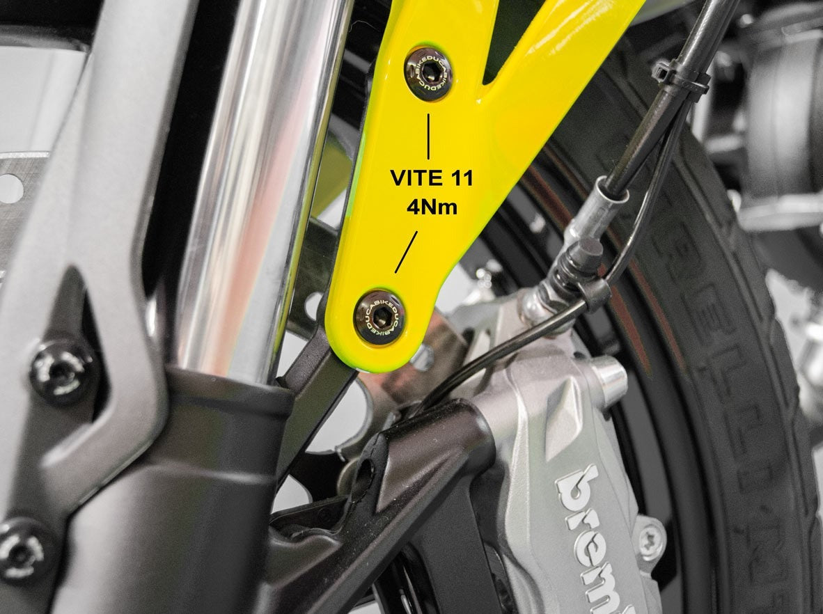 KVT36 - DUCABIKE Ducati Scrambler 800 (2023+) Front Fender Screw Kit – Accessories in the Motoraider Motorcycle Aftermarket Accessories and Parts Online Shop