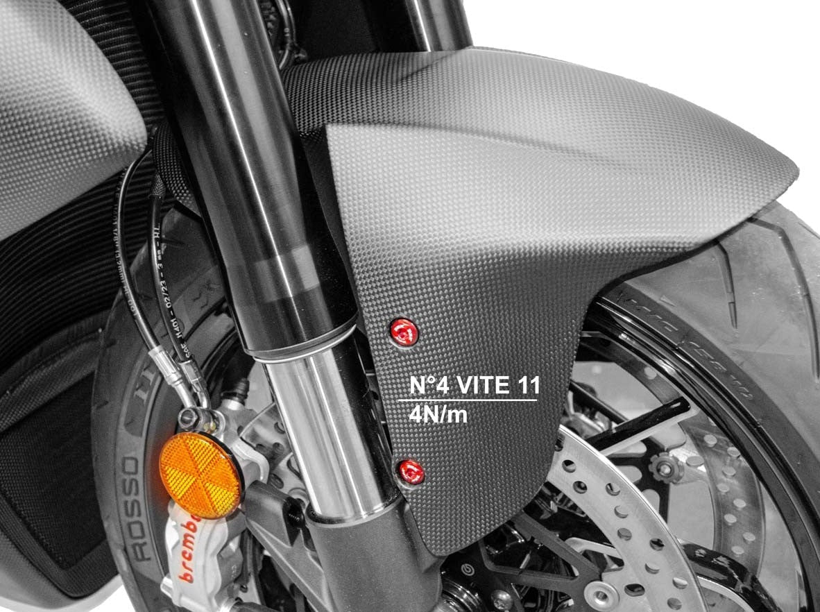 KVT41 - DUCABIKE Ducati Diavel V4 (2023+) Front Fender Screw Kit – Accessories in the Motoraider Motorcycle Aftermarket Accessories and Parts Online Shop