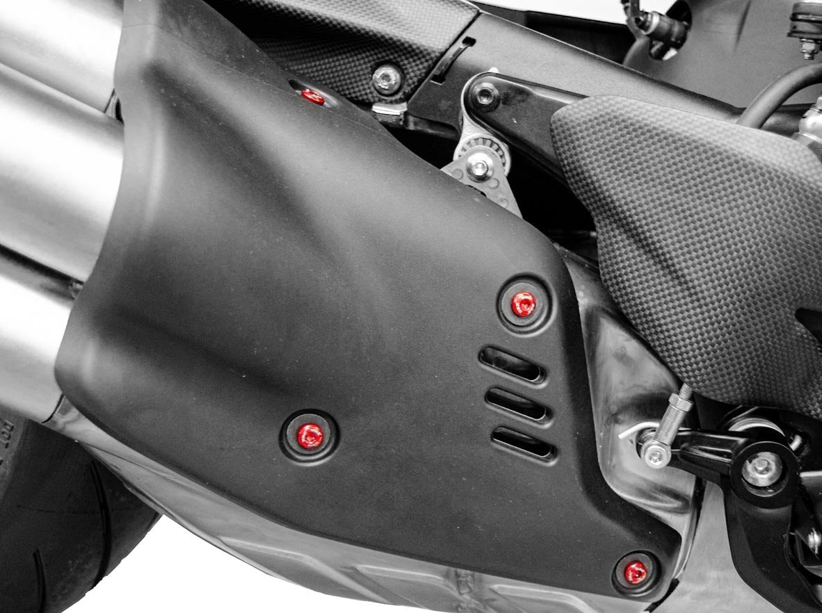 KVT43 - DUCABIKE Ducati Diavel V4 (2023+) Exhaust Protection Cover Screw Kit – Accessories in the Motoraider Motorcycle Aftermarket Accessories and Parts Online Shop