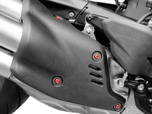 KVT43 - DUCABIKE Ducati Diavel V4 (2023+) Exhaust Protection Cover Screw Kit – Accessories in the Motoraider Motorcycle Aftermarket Accessories and Parts Online Shop