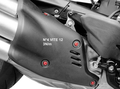 KVT43 - DUCABIKE Ducati Diavel V4 (2023+) Exhaust Protection Cover Screw Kit – Accessories in the Motoraider Motorcycle Aftermarket Accessories and Parts Online Shop