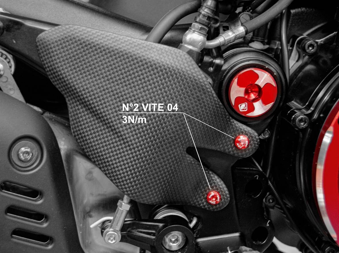 KVT44 - DUCABIKE Ducati Diavel V4 (2023+) Right Heel Guard Screw Kit – Accessories in the Motoraider Motorcycle Aftermarket Accessories and Parts Online Shop