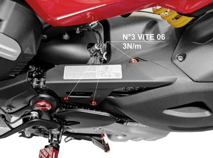 KVT45 - DUCABIKE Ducati Diavel V4 (2023+) Chain Guard Screw Kit – Accessories in the Motoraider Motorcycle Aftermarket Accessories and Parts Online Shop