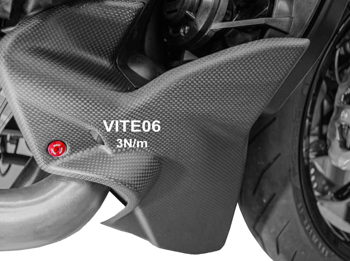 KVT50 - DUCABIKE Ducati Diavel V4 (2023+) Radiator Lower Cover Screw Kit – Accessories in the Motoraider Motorcycle Aftermarket Accessories and Parts Online Shop