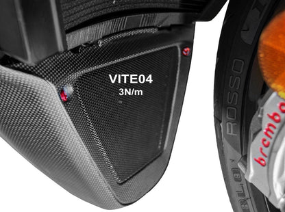 KVT50 - DUCABIKE Ducati Diavel V4 (2023+) Radiator Lower Cover Screw Kit – Accessories in the Motoraider Motorcycle Aftermarket Accessories and Parts Online Shop