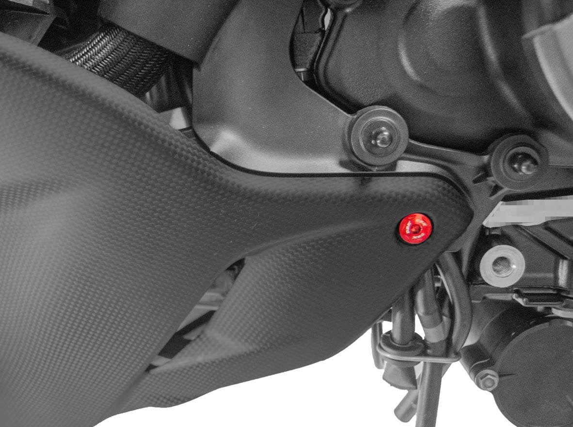 KVT50 - DUCABIKE Ducati Diavel V4 (2023+) Radiator Lower Cover Screw Kit – Accessories in the Motoraider Motorcycle Aftermarket Accessories and Parts Online Shop