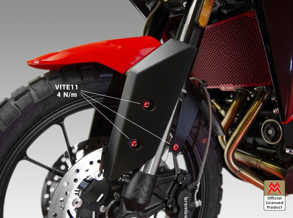 KVT52 - DUCABIKE Moto Morini X-CAPE 650 (2021+) Front Fender Screw Kit – Accessories in the Motoraider Motorcycle Aftermarket Accessories and Parts Online Shop