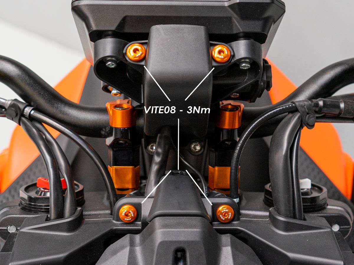 KVT72 - DBK KTM 990 Duke (2024+) Windshield / Light Screws Kit – Accessories in the Motoraider Motorcycle Aftermarket Accessories and Parts Online Shop