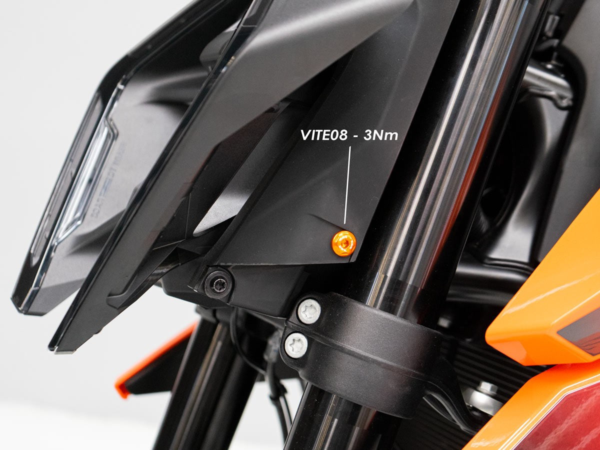 KVT72 - DBK KTM 990 Duke (2024+) Windshield / Light Screws Kit – Accessories in the Motoraider Motorcycle Aftermarket Accessories and Parts Online Shop