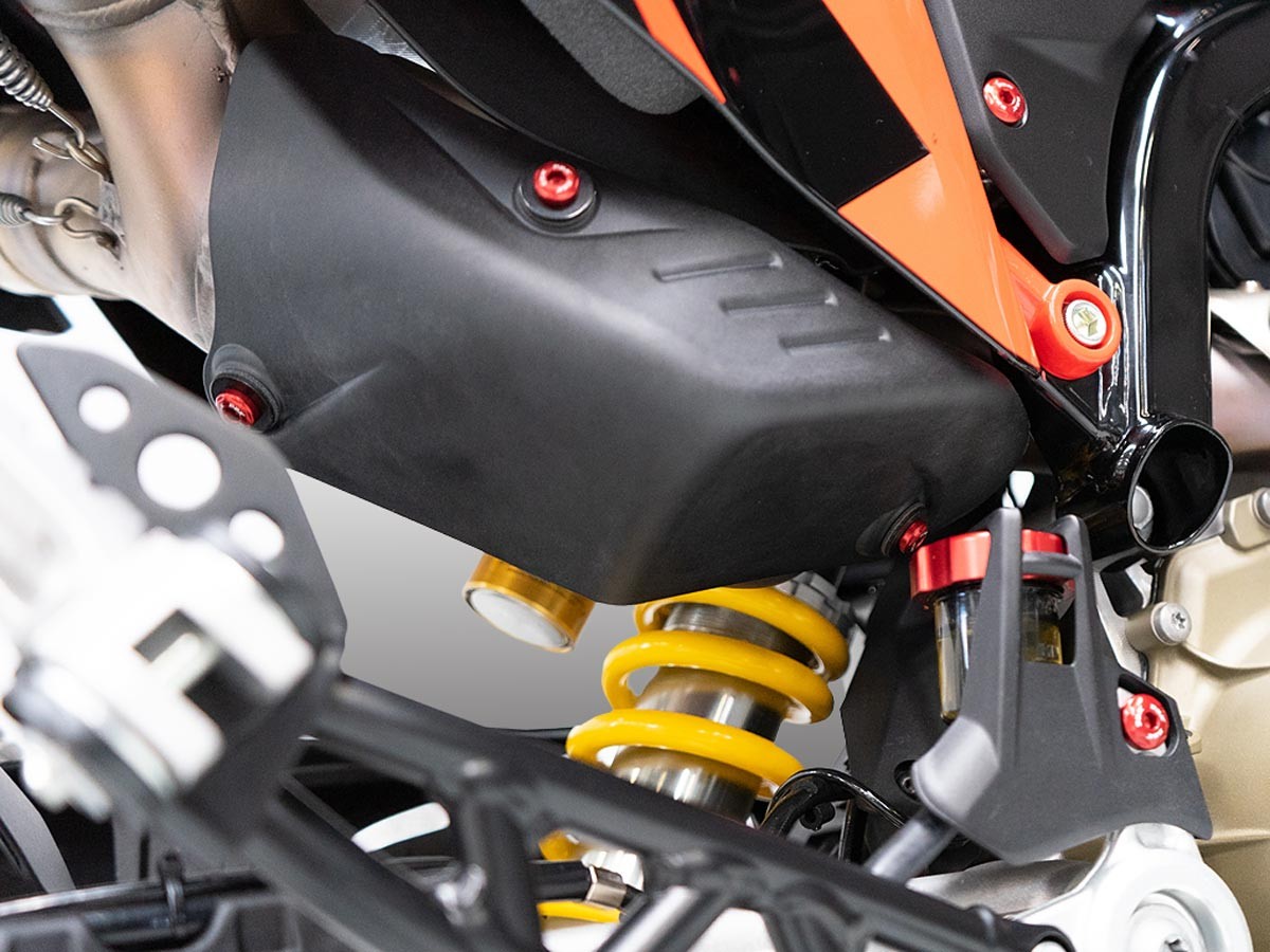 KVT85 - DBK Ducati Hypermotard 698 Mono / RVE (2024+) Heat Guard Screws Kit – Accessories in the Motoraider Motorcycle Aftermarket Accessories and Parts Online Shop