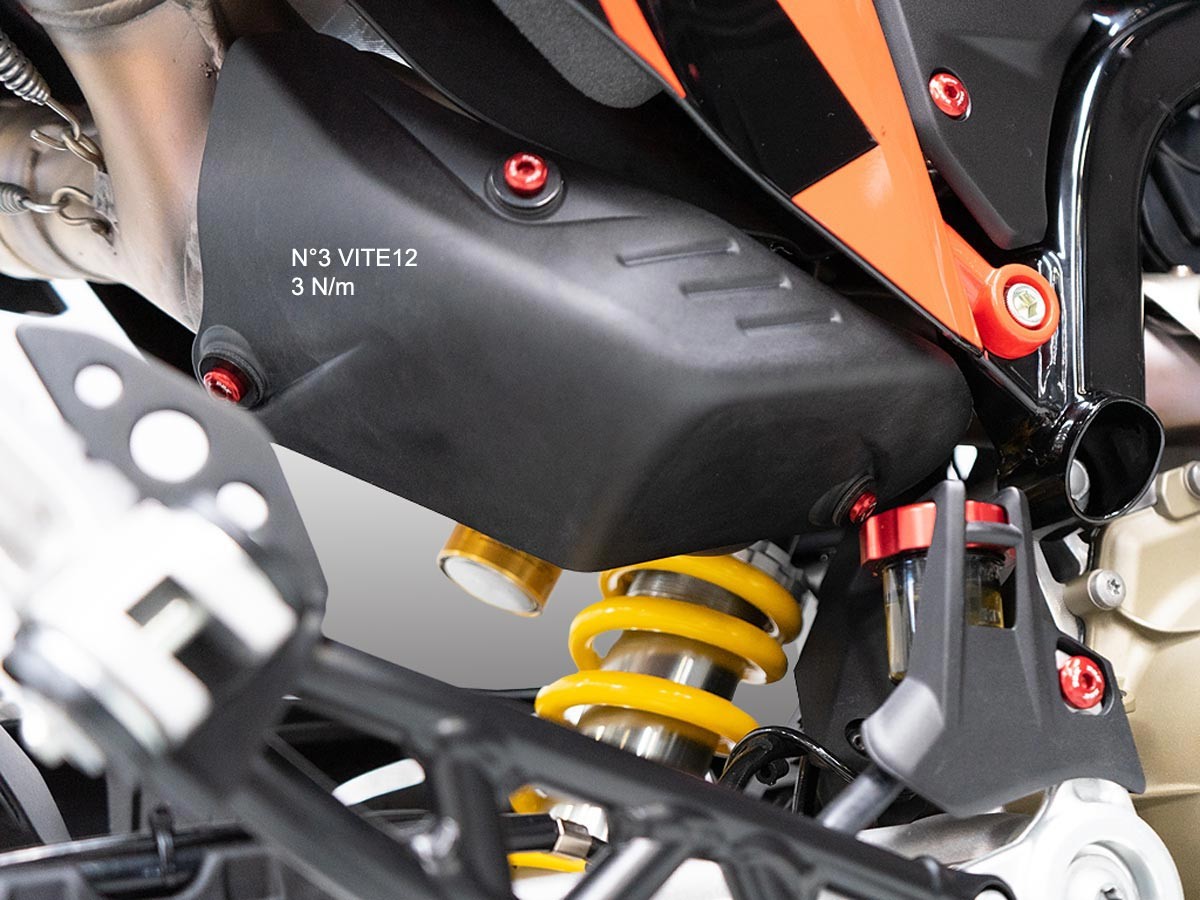 KVT85 - DBK Ducati Hypermotard 698 Mono / RVE (2024+) Heat Guard Screws Kit – Accessories in the Motoraider Motorcycle Aftermarket Accessories and Parts Online Shop