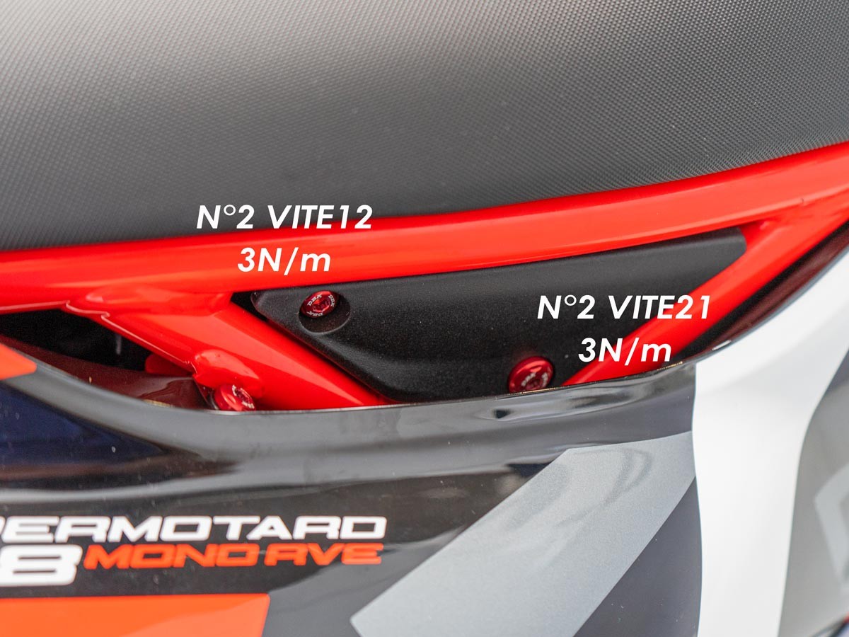 KVT88 - DBK Ducati Hypermotard 698 Mono (2024+) Frame Panel Screws Kit – Accessories in the Motoraider Motorcycle Aftermarket Accessories and Parts Online Shop