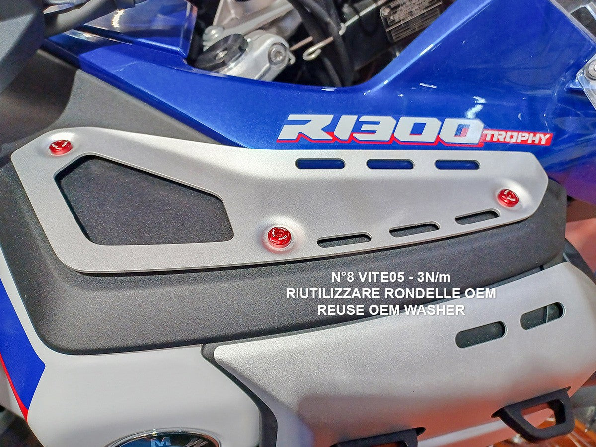 KVT93 - DBK BMW R1300GS Adventure (2024+) Tank Cover Upper Screws Kit – Accessories in the Motoraider Motorcycle Aftermarket Accessories and Parts Online Shop