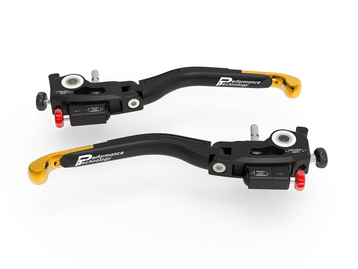 L01 - PERFORMANCE TECHNOLOGY Ducati Handlebar Levers "Ultimate" (double adjustable) – Accessories in the Motoraider Motorcycle Aftermarket Accessories and Parts Online Shop