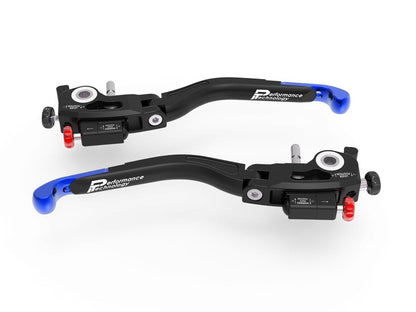L25 - PERFORMANCE TECHNOLOGY Ducati Diavel V4 / Multistrada V4 (2021+) Handlebar Levers "Ultimate" (double adjustable) – Accessories in the Motoraider Motorcycle Aftermarket Accessories and Parts Online Shop