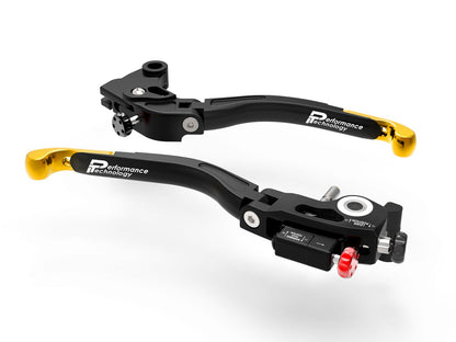L12 - PERFORMANCE TECHNOLOGY Kawasaki ZX-10R (16/20) Handlebar Levers Set "Ultimate" (double adjustable) – Accessories in the Motoraider Motorcycle Aftermarket Accessories and Parts Online Shop