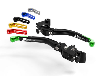 L15 - PERFORMANCE TECHNOLOGY Kawasaki Ninja Handlebar Levers Set "Evo" – Accessories in the Motoraider Motorcycle Aftermarket Accessories and Parts Online Shop