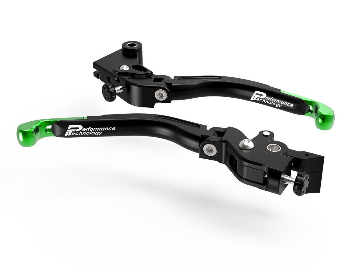 L15 - PERFORMANCE TECHNOLOGY Kawasaki Ninja Handlebar Levers Set "Evo" – Accessories in the Motoraider Motorcycle Aftermarket Accessories and Parts Online Shop