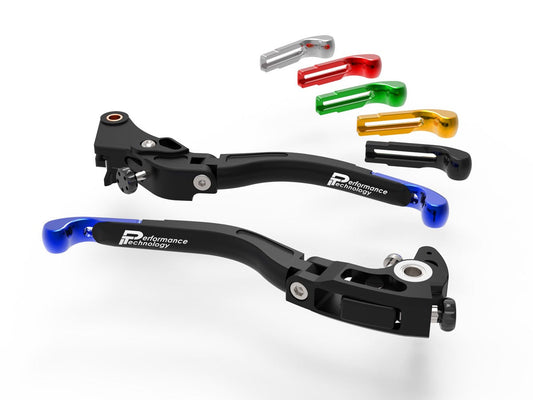 L18 - PERFORMANCE TECHNOLOGY BMW M1000RR / S1000RR Handlebar Levers Set "Evo" – Accessories in the Motoraider Motorcycle Aftermarket Accessories and Parts Online Shop