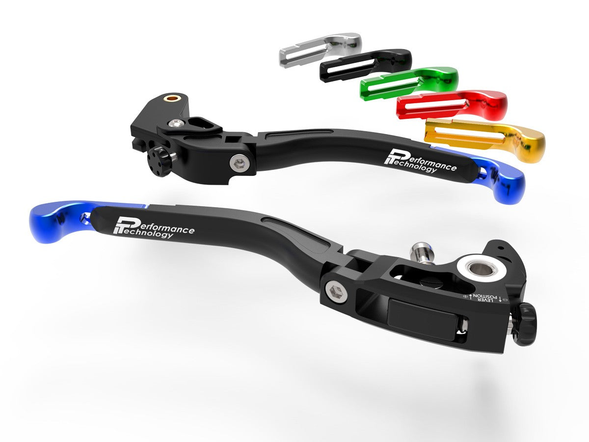 L24 - PERFORMANCE TECHNOLOGY Suzuki GSX / Katana Adj. Handlebar Levers "Evo" – Accessories in the Motoraider Motorcycle Aftermarket Accessories and Parts Online Shop